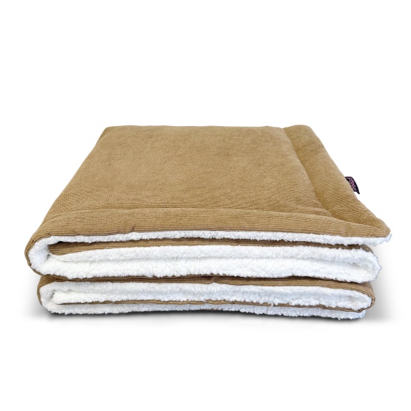 Personalised Dog Blanket - Luxury Beige Corduroy